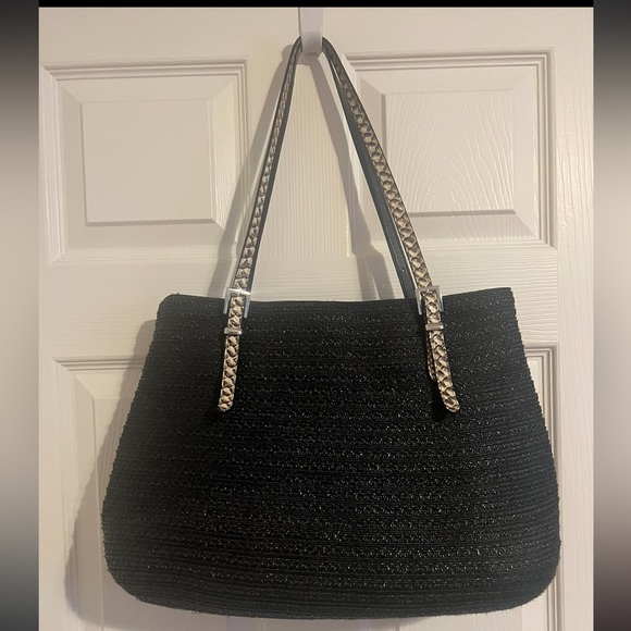 ERIC JAVITS SQUISHEE ISLA STRAW BAG - Picture 3 of 16